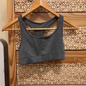 Gray Women's Sports Bra